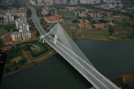 Aerial view of a buildings