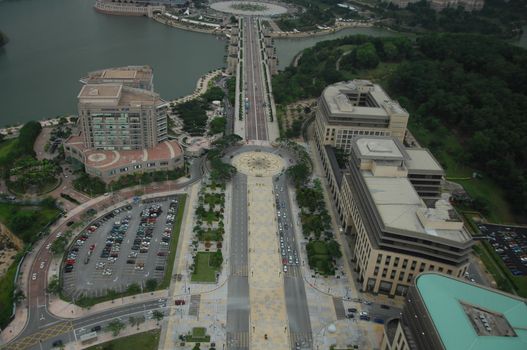 Aerial view of a buildings