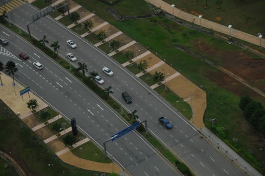 Aerial view of a buildings