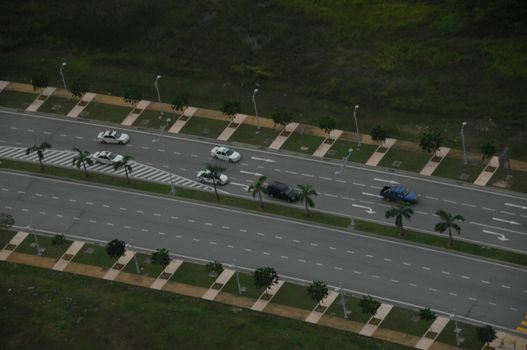 Aerial view of a buildings