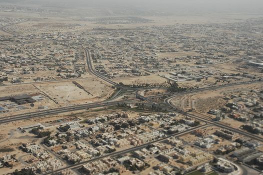 Aerial view of a buildings