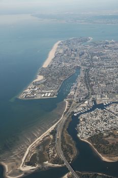 Aerial view of a buildings