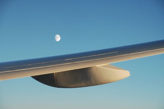 Aerial view of Clouds through flight window