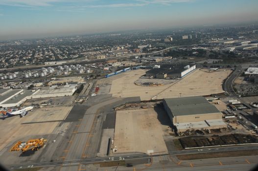 Aerial view of a buildings