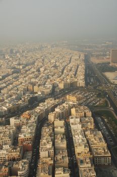 Aerial view of a buildings