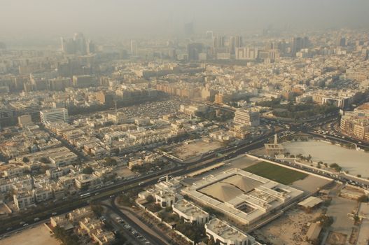 Aerial view of a buildings