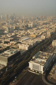 Aerial view of a buildings