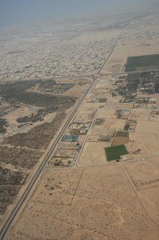 Aerial view of a buildings