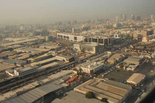 Aerial view of a buildings