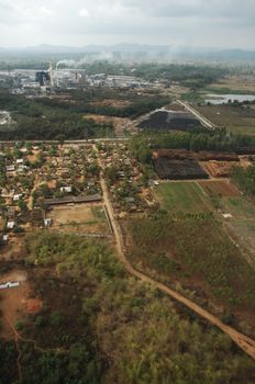 Aerial view of a buildings