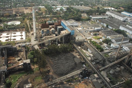 Aerial view of a buildings
