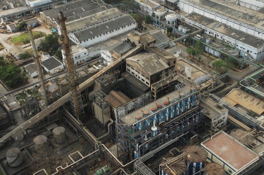 Aerial view of a buildings