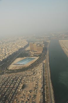 Aerial view of a buildings