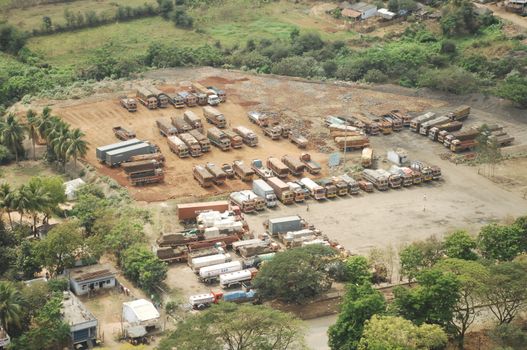 Aerial view of a buildings