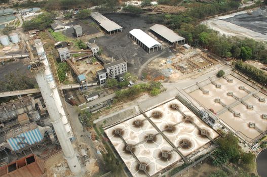 Aerial view of a buildings