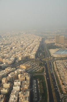 Aerial view of a buildings
