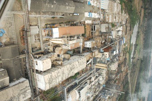 Aerial view of a buildings