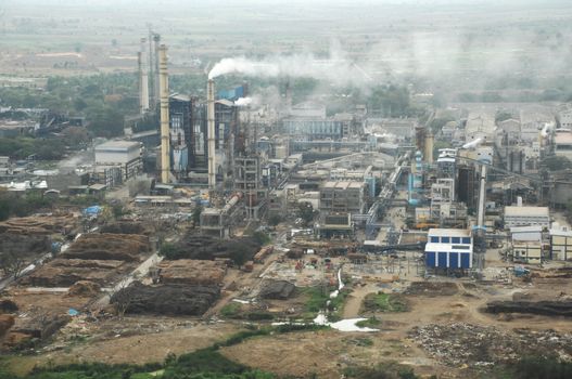 Aerial view of a buildings