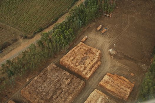 Aerial view of a buildings