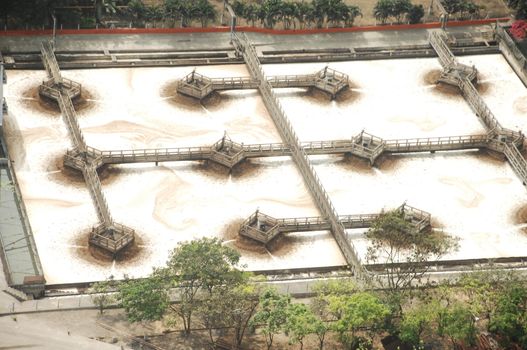 Aerial view of a buildings