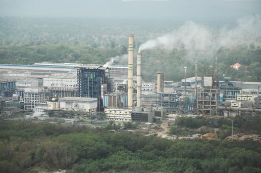 Aerial view of a buildings