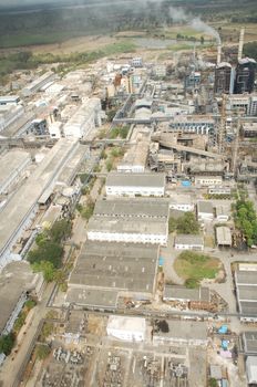 Aerial view of a buildings