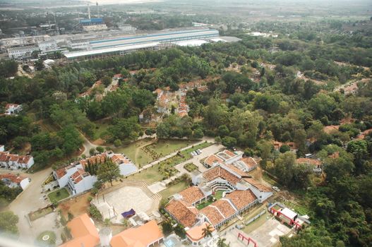 Aerial view of a buildings