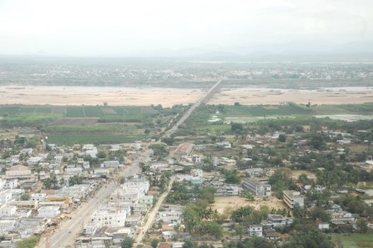 Aerial view of a buildings