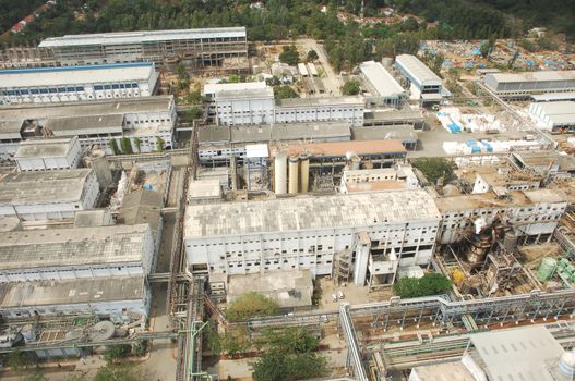 Aerial view of a buildings
