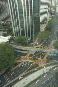 Aerial view of a buildings