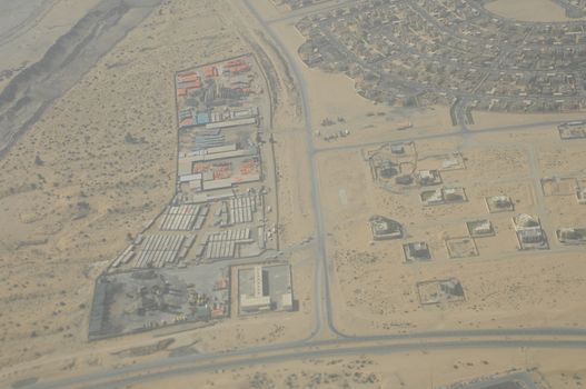 Aerial view of a buildings