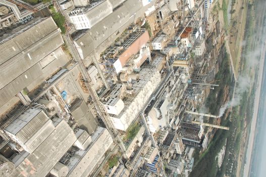 Aerial view of a buildings