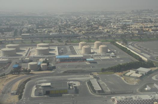 Aerial view of a buildings