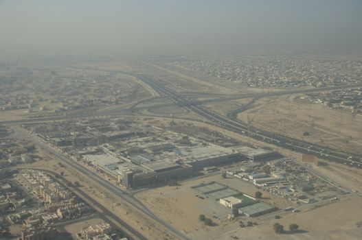 Aerial view of a buildings