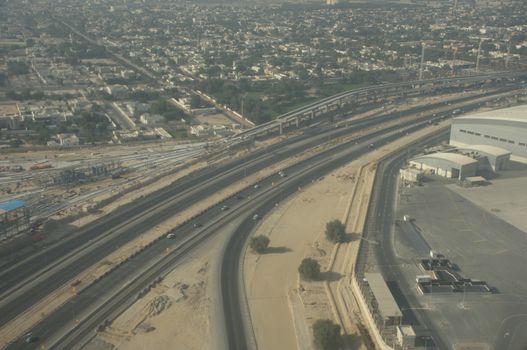 Aerial view of a buildings