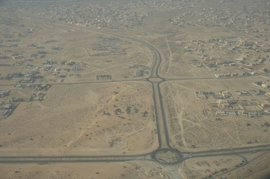 Aerial view of a buildings
