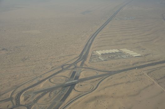 Aerial view of a buildings