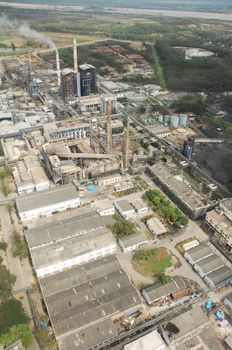 Aerial view of a buildings