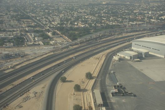 Aerial view of a buildings