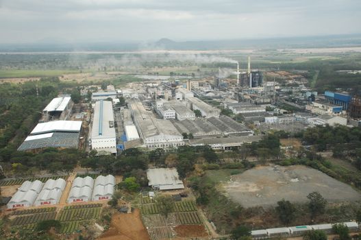 Aerial view of a buildings