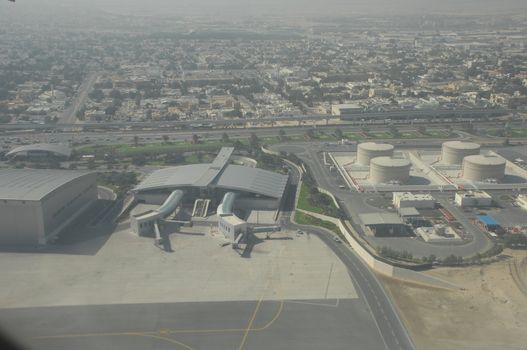 Aerial view of a buildings