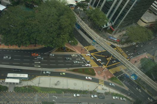 Aerial view of a buildings