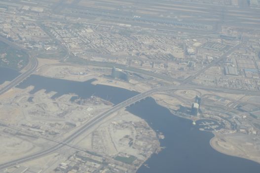 Aerial view of a buildings