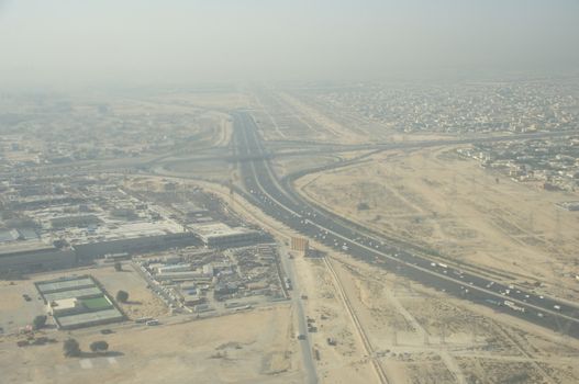 Aerial view of a buildings