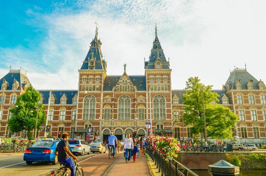The Rijksmuseum - Dutch national museum in Amsterdam, Nethelands (Holland)