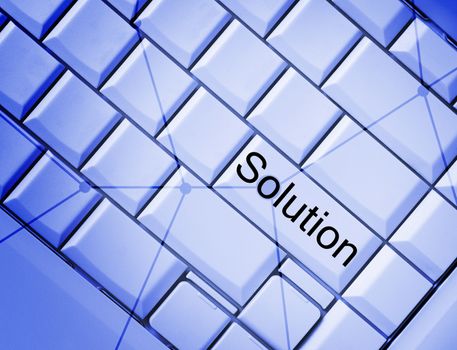 Business solution, solving problem, strategy and planning concept
