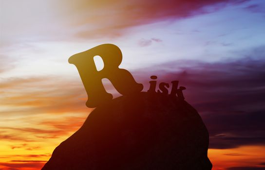 Risk assessment, business planning concept