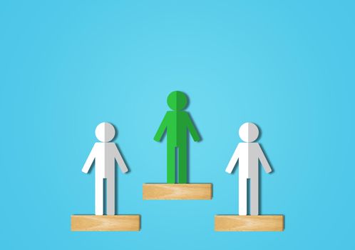 Business success concept, competition winner, leadership and victory background