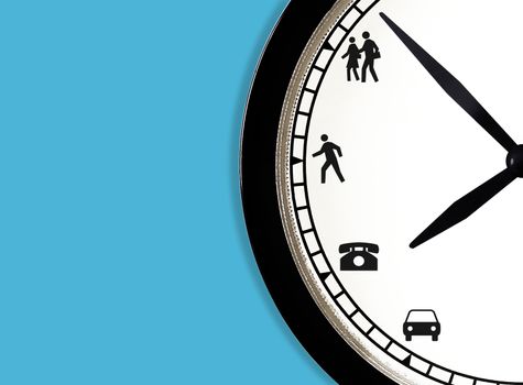 Time management concept, business planning 