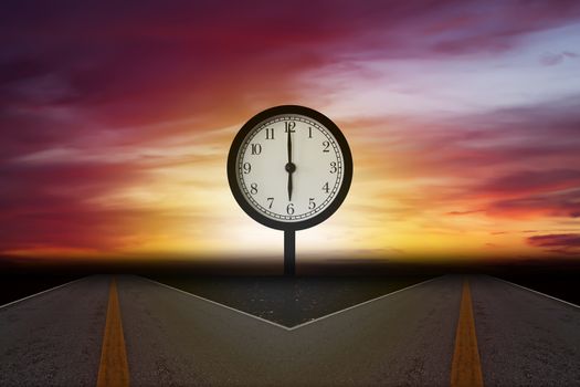 Time management concept, business planning, decision making